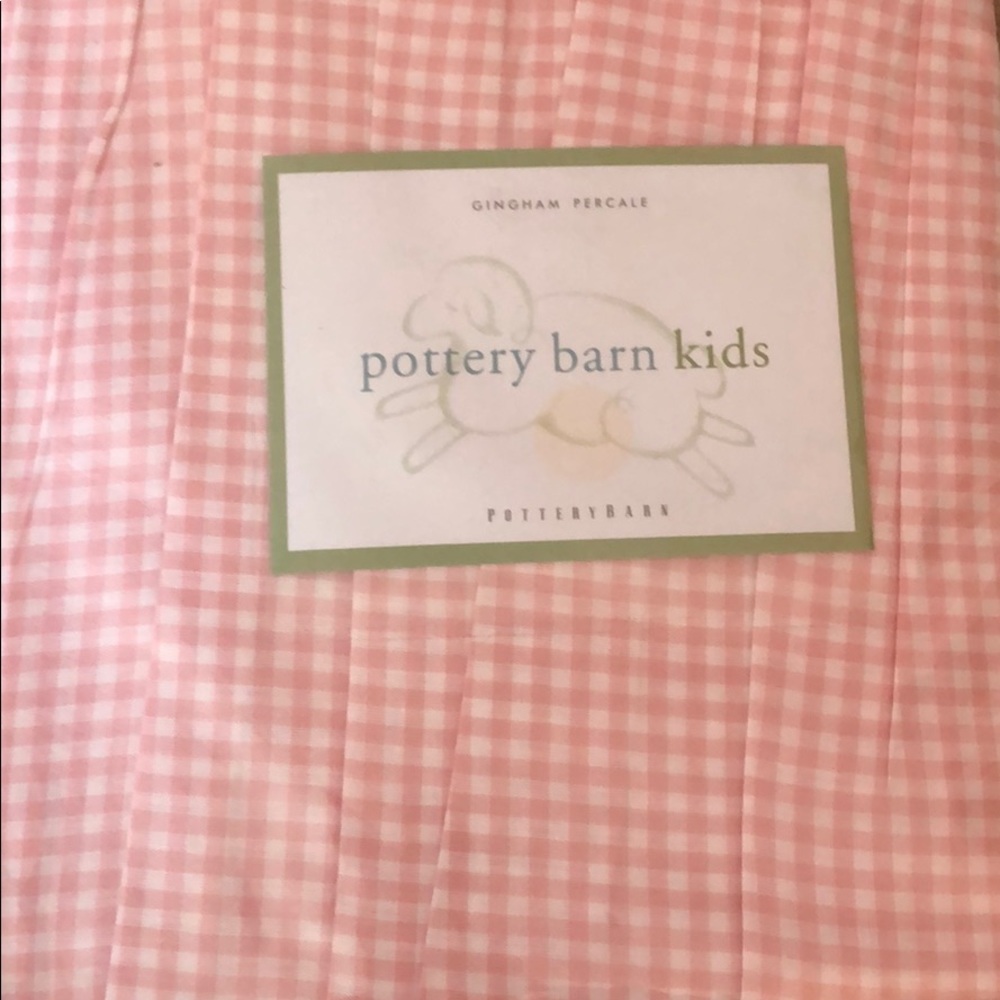 Pottery Barn Kids crib bed skirt - Picture 2 of 5